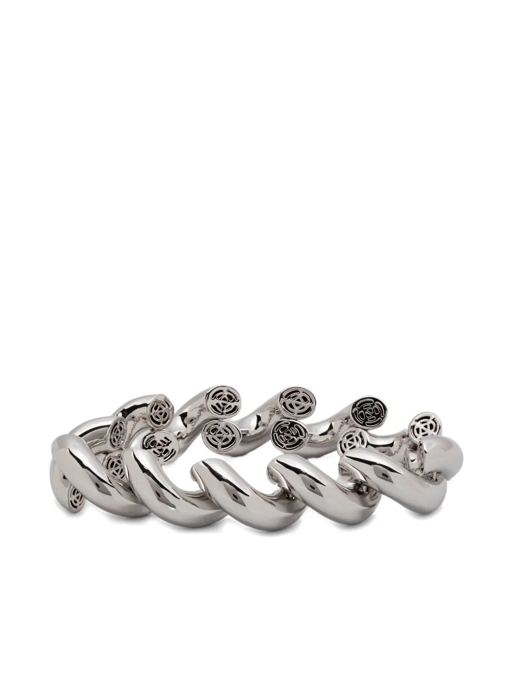 

Веревочный браслет Eddie Borgo, серебристый