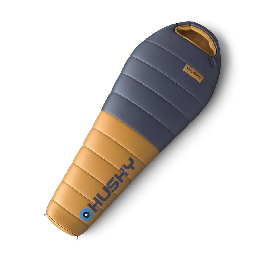 

HUSKY Спальный мешок-мумия пуховый Декстер короткий 2024 -15В°C - 200 см - Синий Оранжевый Взрослые