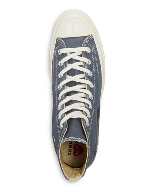 Высокие кеды Chuck Taylor унисекс из коллаборации с Converse Comme des Garçons, цвет Gray — фото 2