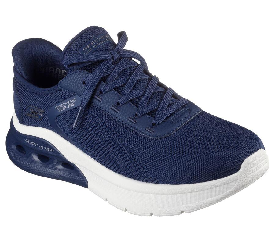 

SKECHERS Мужские кроссовки BOBS ARC WAVES 2.0 Slip-On, темно-синие
