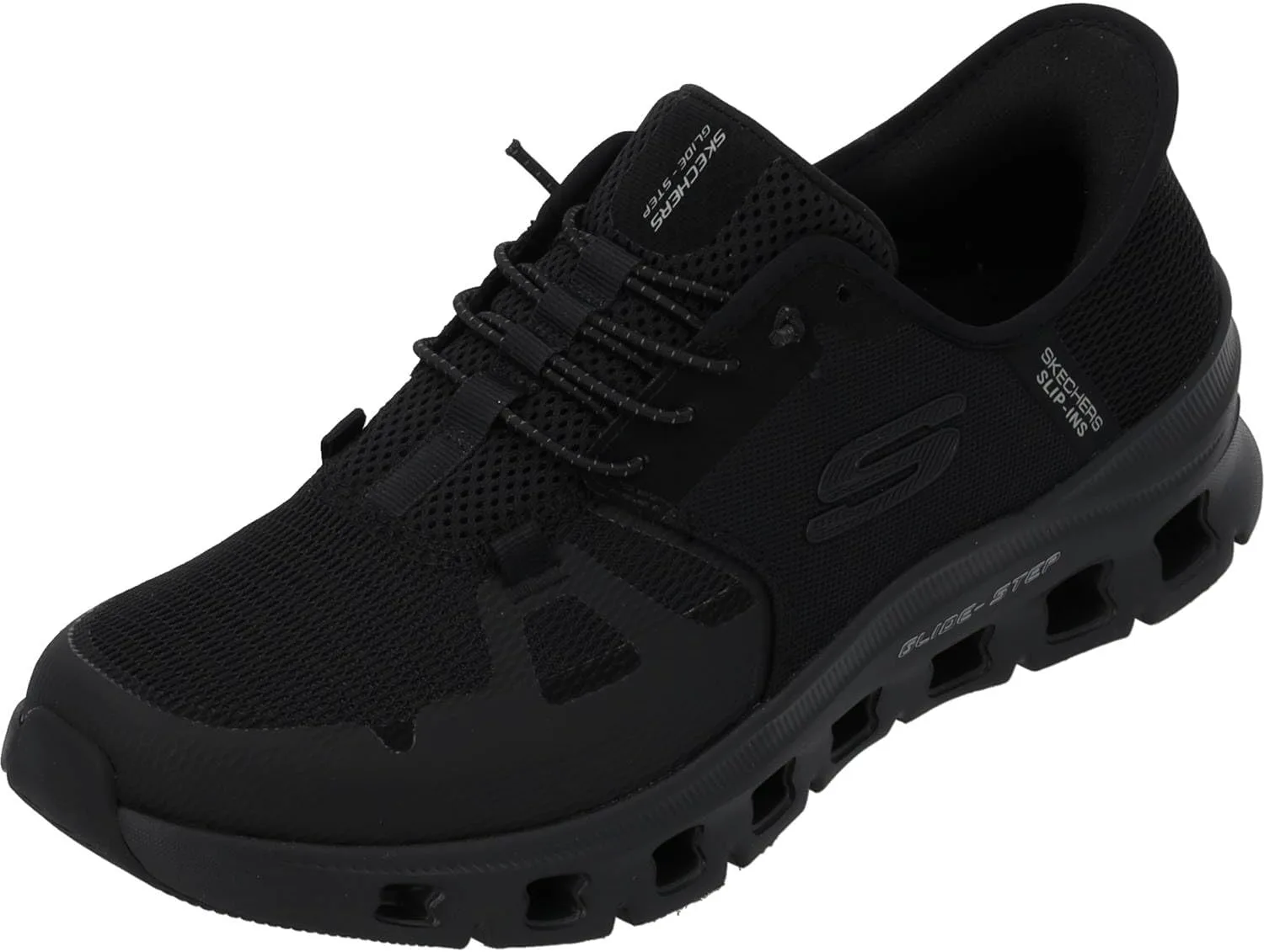 Мужские кроссовки Skechers Glide-Step с подошвой для свободного вставления, черный