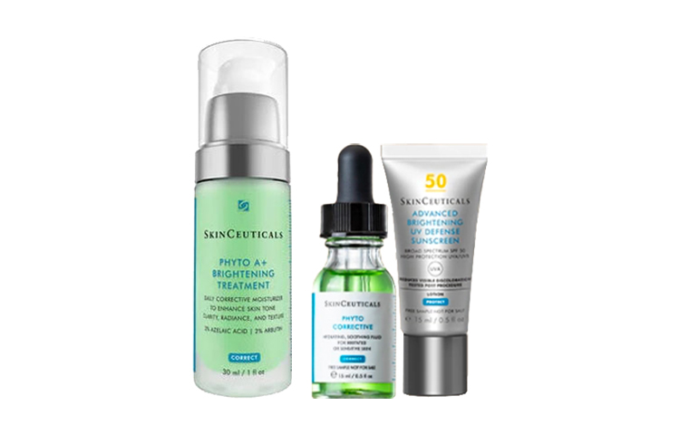 Набор для ухода за кожей Unisex SKINCEUTICALS, color correction serums lotion 30ml+color correction serums 15ml+sun protection small silver umbrella 15ml — фото 3