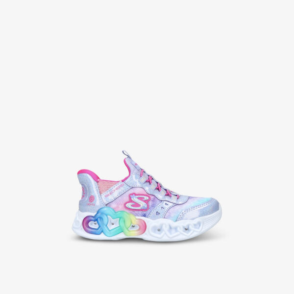 

Светящиеся плетеные кроссовки Slip in 4-12 лет Skechers, сиреневый