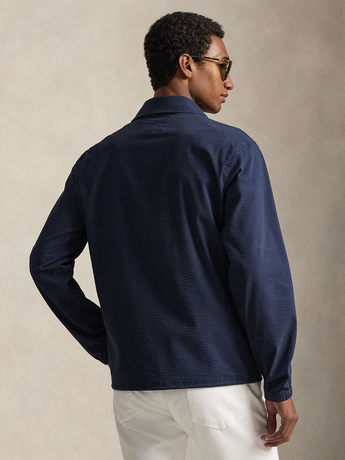 Polo Ralph Lauren Куртка для межсезонья в цвете Marine Blue — фото 3