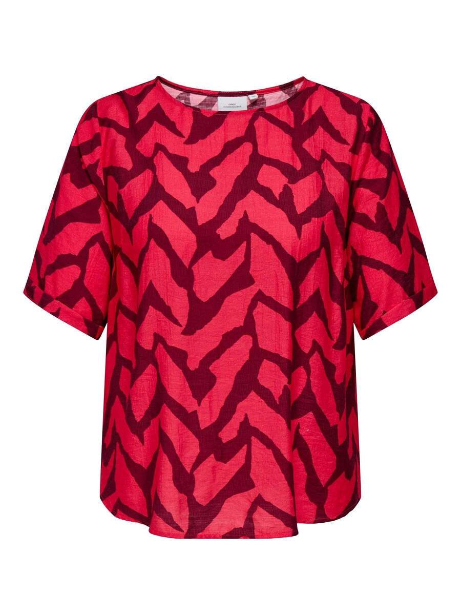 

Рубашка ONLY Carmakoma CARBeriet, цвет bright red