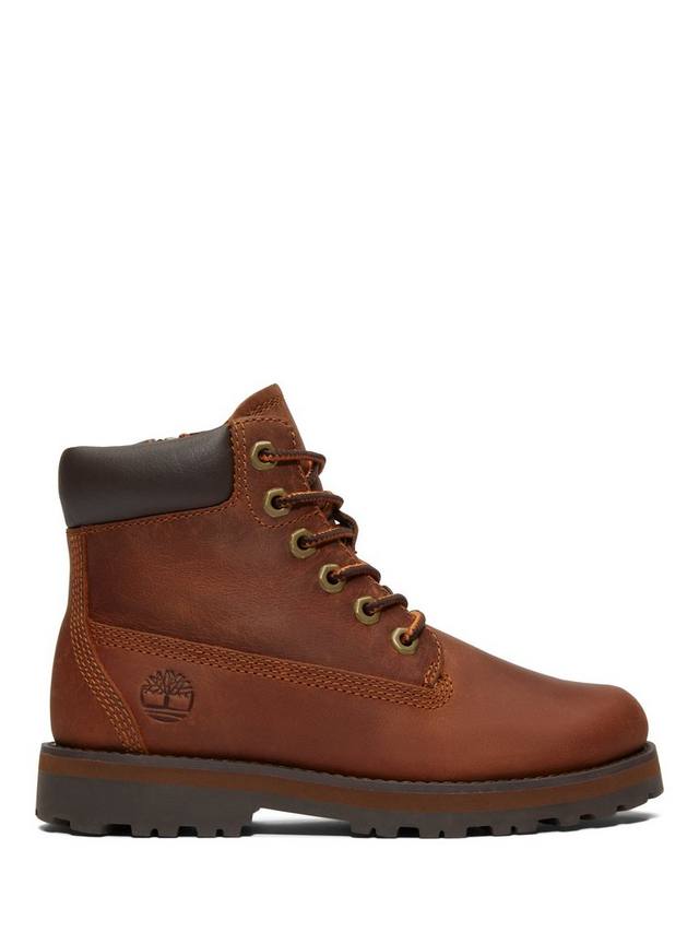 

Детские ботинки Courma Leather на шнуровке Timberland, Medium Brown