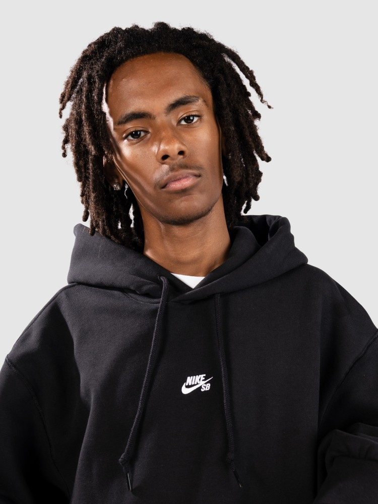 Худи Nike Sb Flc Po Hd Bb Ssnl Gfx Hoodie, black/white — фото 4