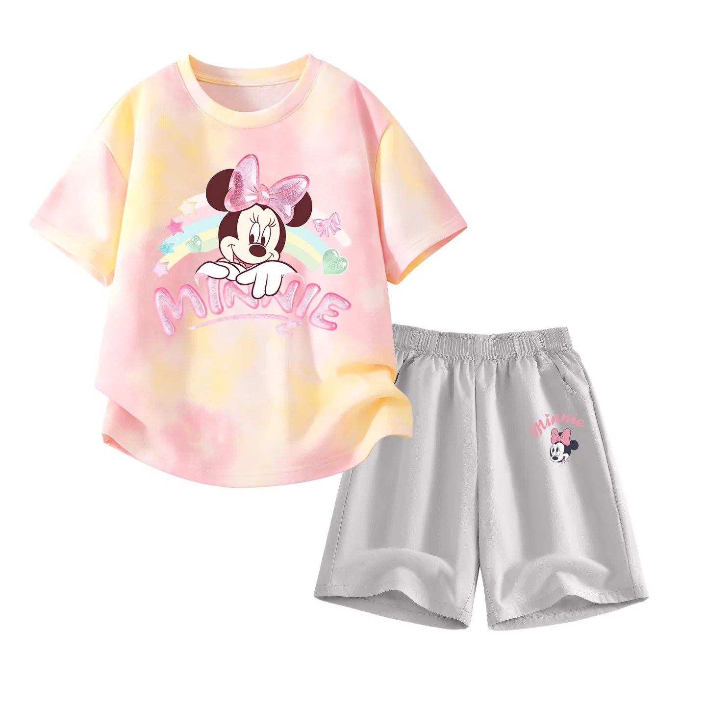 Спортивный костюм для детей Disney Crystal Yellow Pink