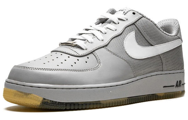 Кроссовки air force 1 low premium Nike, серебряный — фото 3