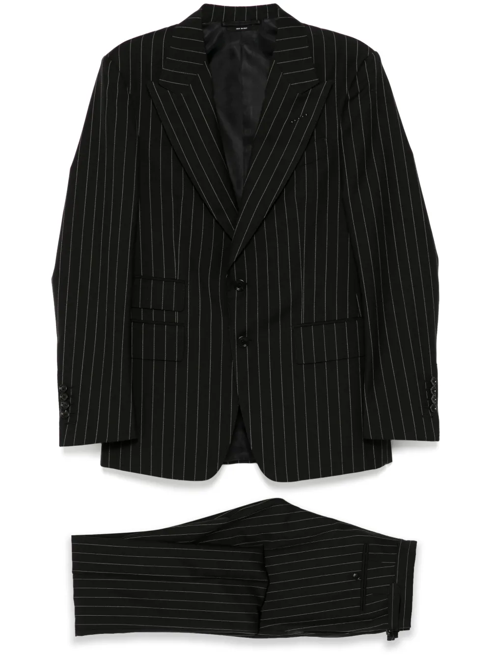 

Костюм в полоску TOM FORD, черный