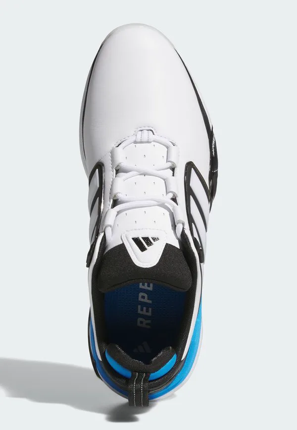 Гольф-Ботинки adipower 26 sl Adidas Golf, Cloud White Core Black Lucid Ray Blue — фото 3