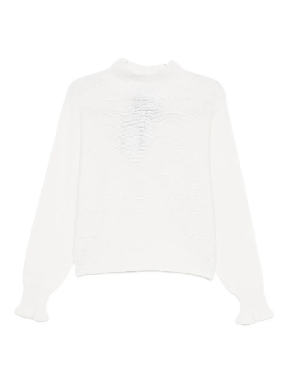 

Свитер с воротником-стойкой TWINSET, белый