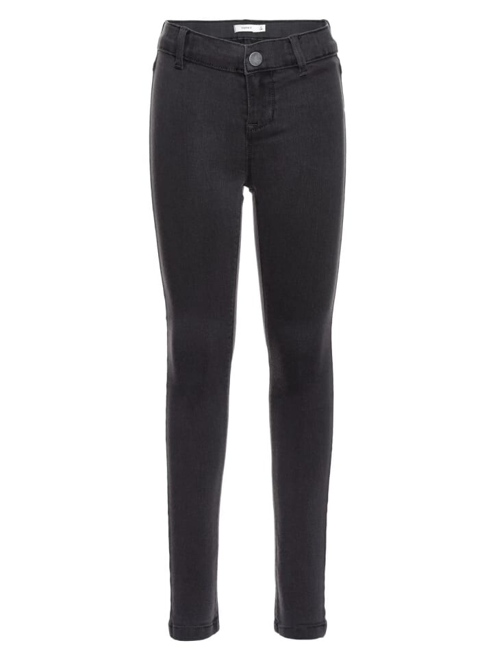 Джинсы name it Mädchen Skinny Fit Stretch, серый