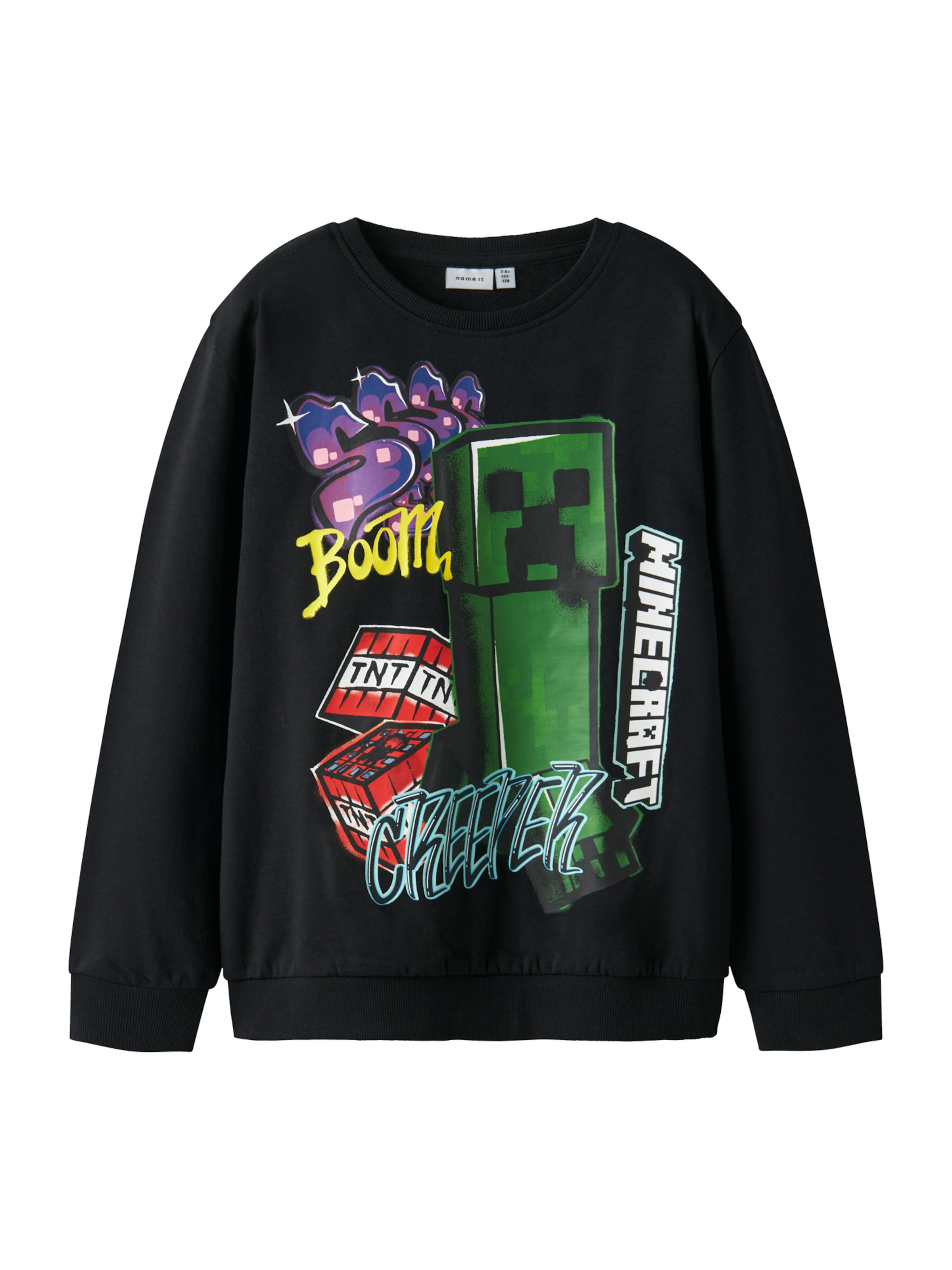 

NAME IT Толстовка 'NKMMinecraft' в черном цвете