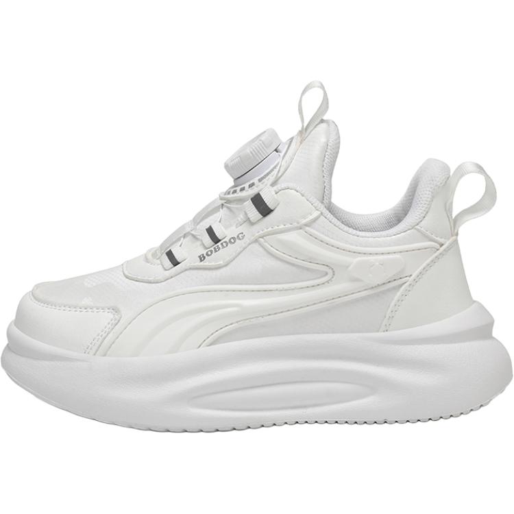 

Нескользящие износостойкие низкие детские кроссовки для повседневной носки BOBDOG, белый
