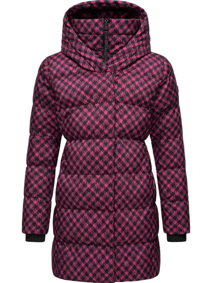 

Пуховик ragwear Niara Print, фуксия