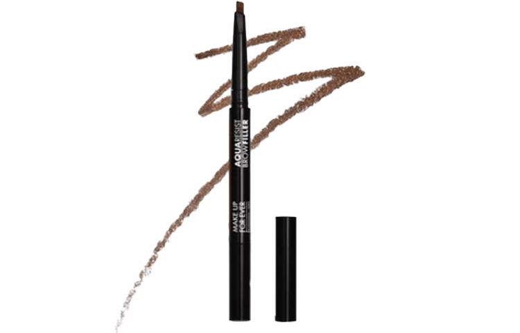 MAKE UP FOR EVER Водостойкий карандаш для бровей Triangle #30 Light Brown несмываемый шелковистый 0.27г — фото 2
