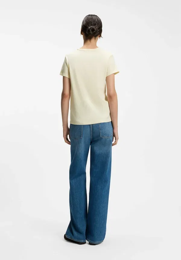Футболка Eventsa9 basic t-shirt Boss, цвет светло-бежевый — фото 3