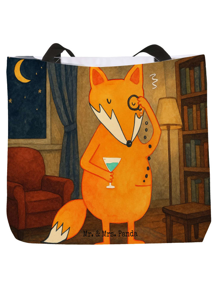 

Mr. & Mrs. Panda Сумка-шоппер Fuchs Lord Design без слогана, белого цвета