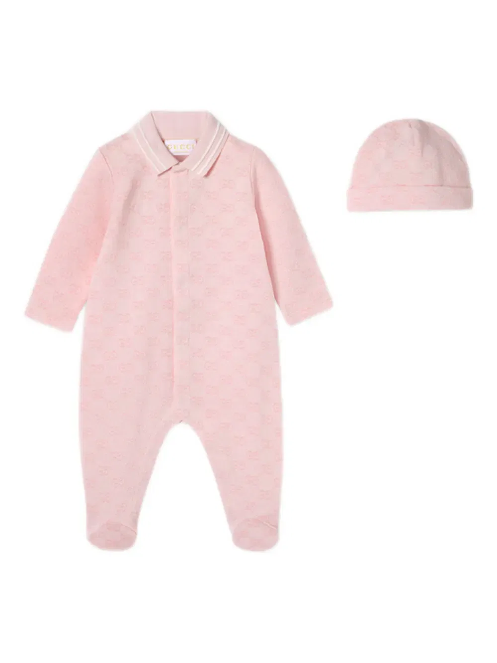 Подарочный набор из двух предметов с узором GG Gucci Kids, розовый