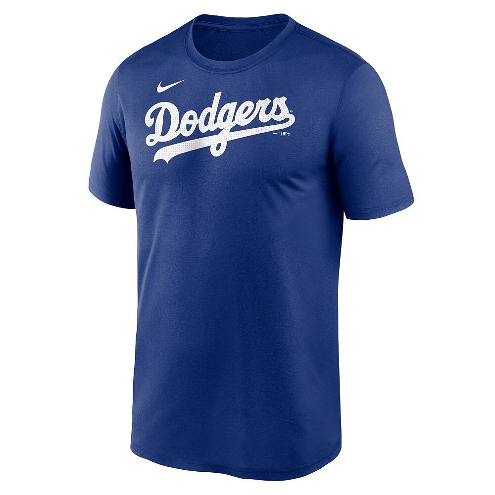 Мужская футболка Nike Royal Los Angeles Dodgers Fuse Legend, цвет Lad Blue — фото 3