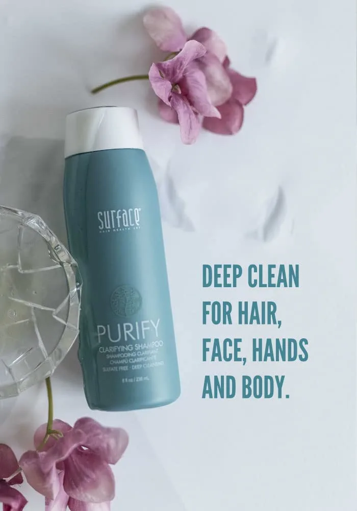 Набор для очищения и защиты волос Surface Hair: очищающий шампунь и увлажняющая маска Bassu. — фото 2