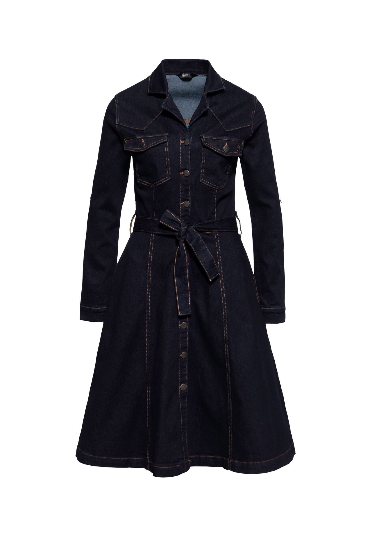 

Джинсовое платье с эластаном QUEEN KEROSIN, цвет Denim