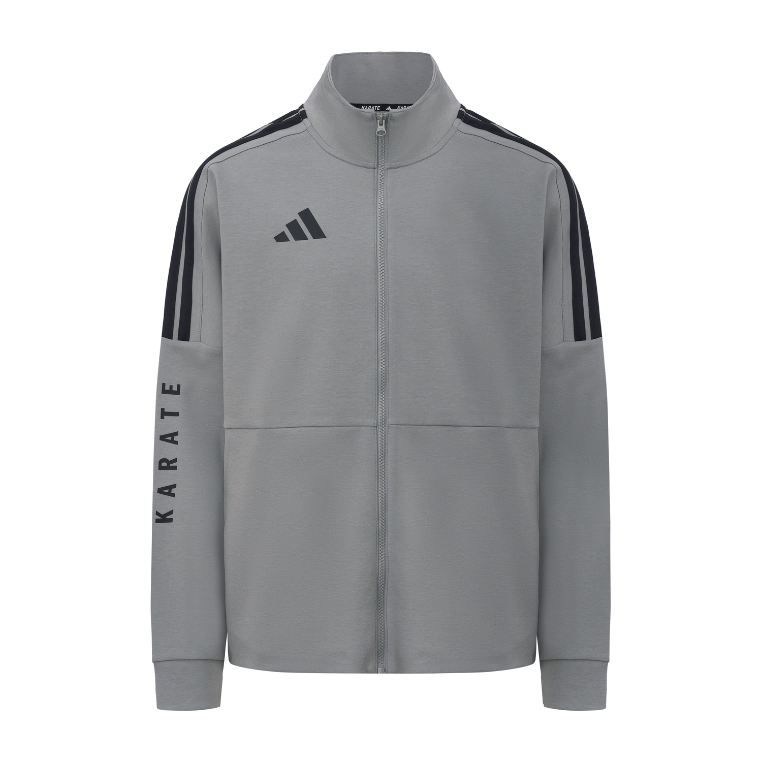

Adidas Куртка мужская Stand Collar Moderate Others серого цвета