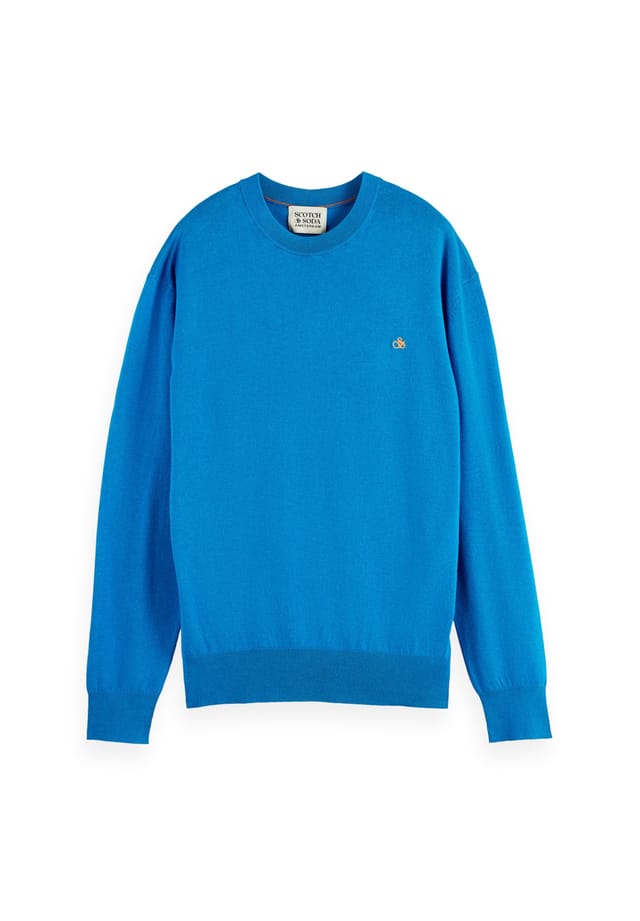 

Свитер вязаный свитер r-neck Scotch & Soda, синий