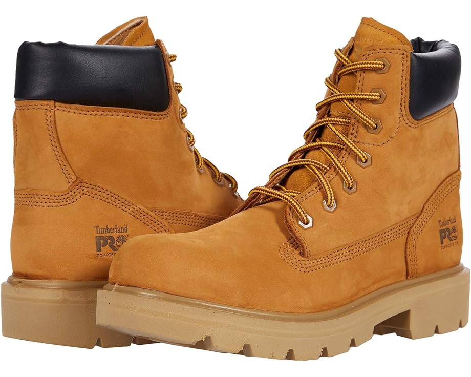 Ботинки Timberland PRO Sawhorse 6" Composite Safety Toe, цвет Wheat 1