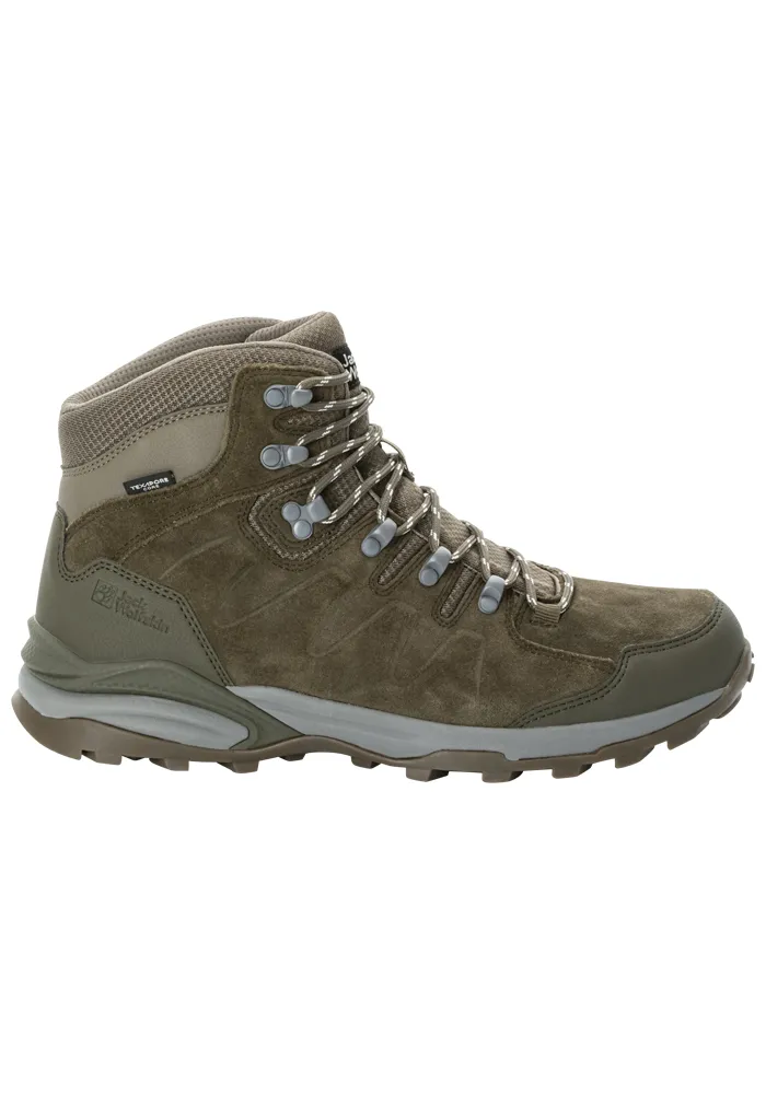 

Кроссовки Jack Wolfskin "REFUGIO TEXAPORE MID M", цвет Cold-Coffee