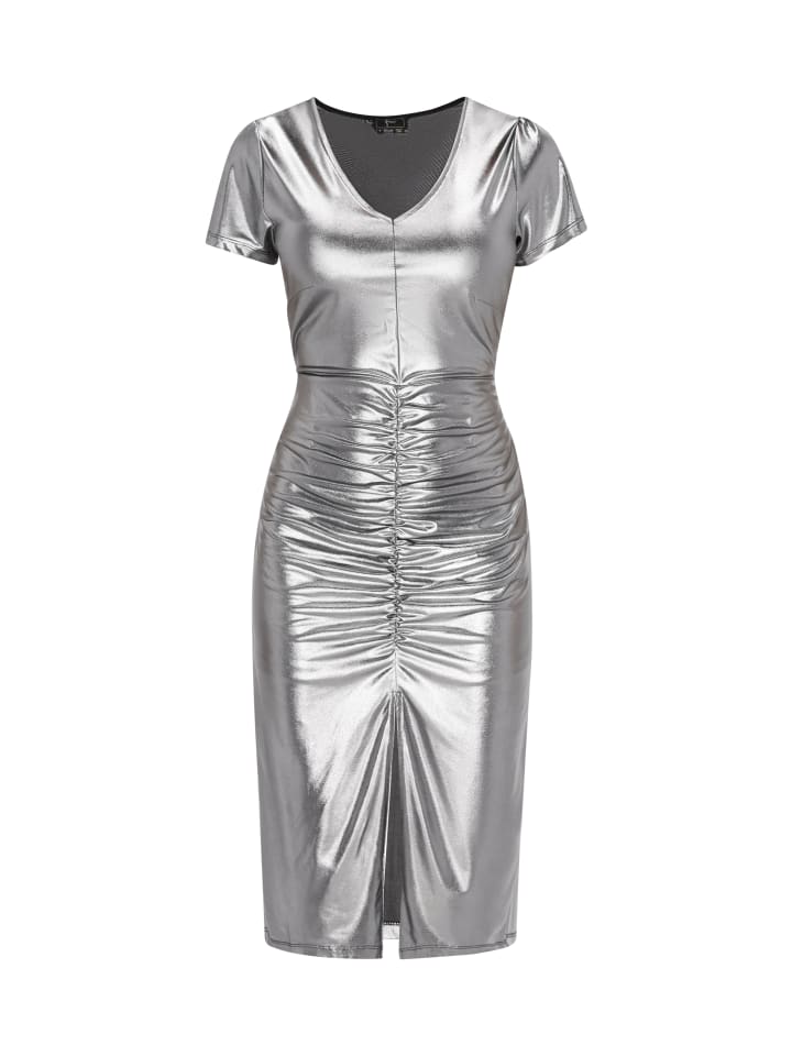 

Faina Женское платье серебристого цвета