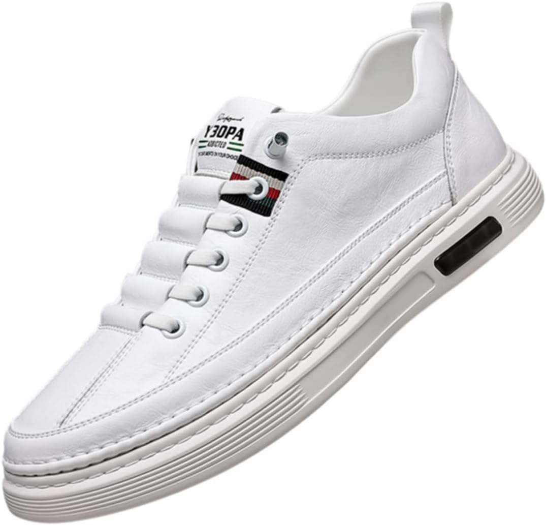 

Мужские кроссовки из натуральной кожи Swzec, белый