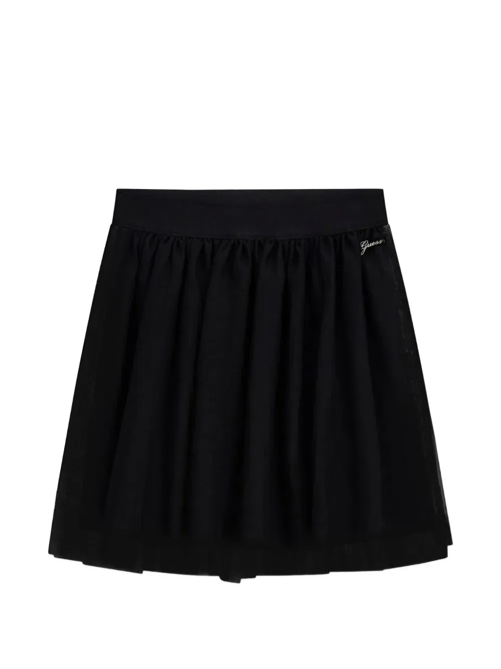 Юбка со сборками Guess Kids, черный