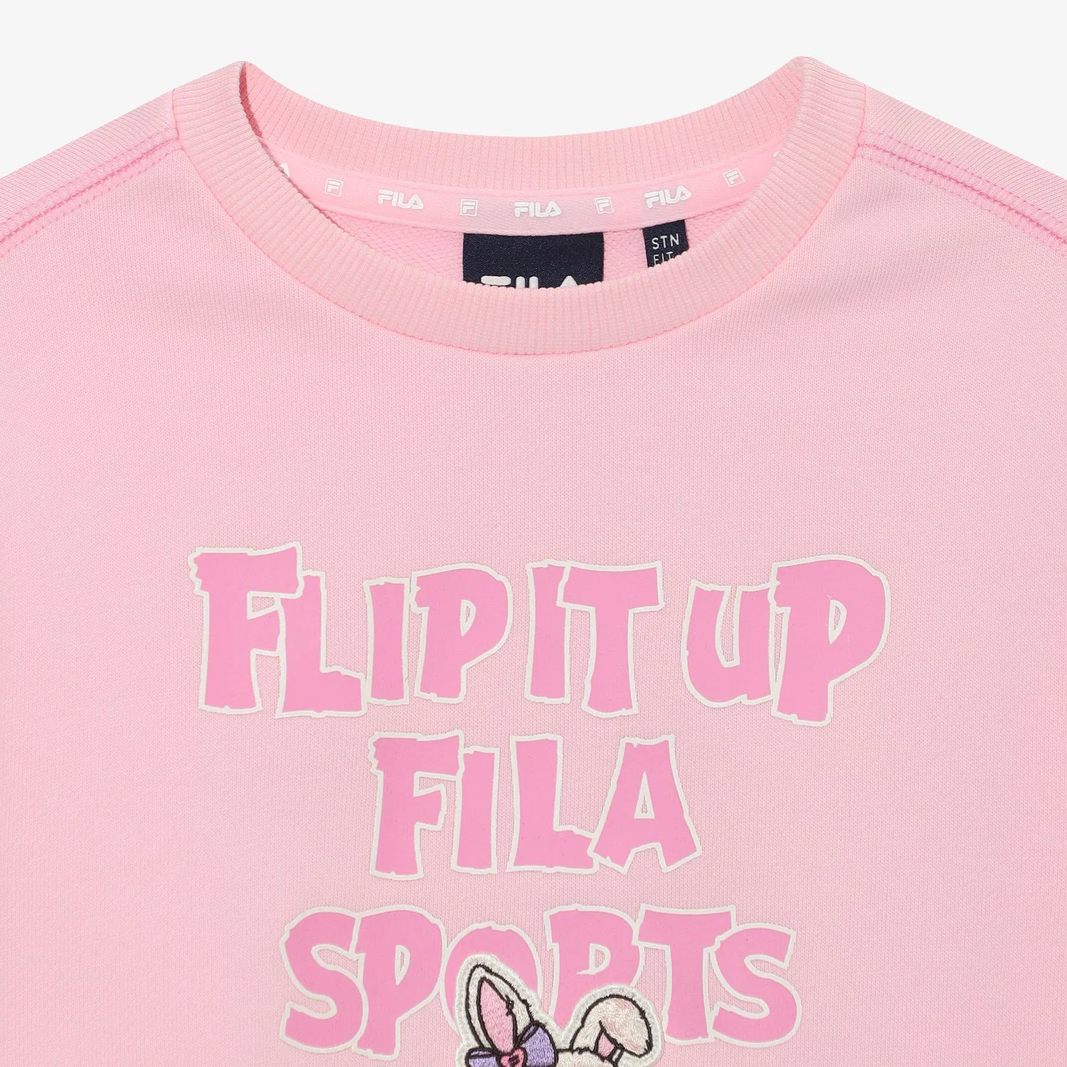 Детский свитшот с графическим принтом Buddy красный от Fila Kids — фото 4