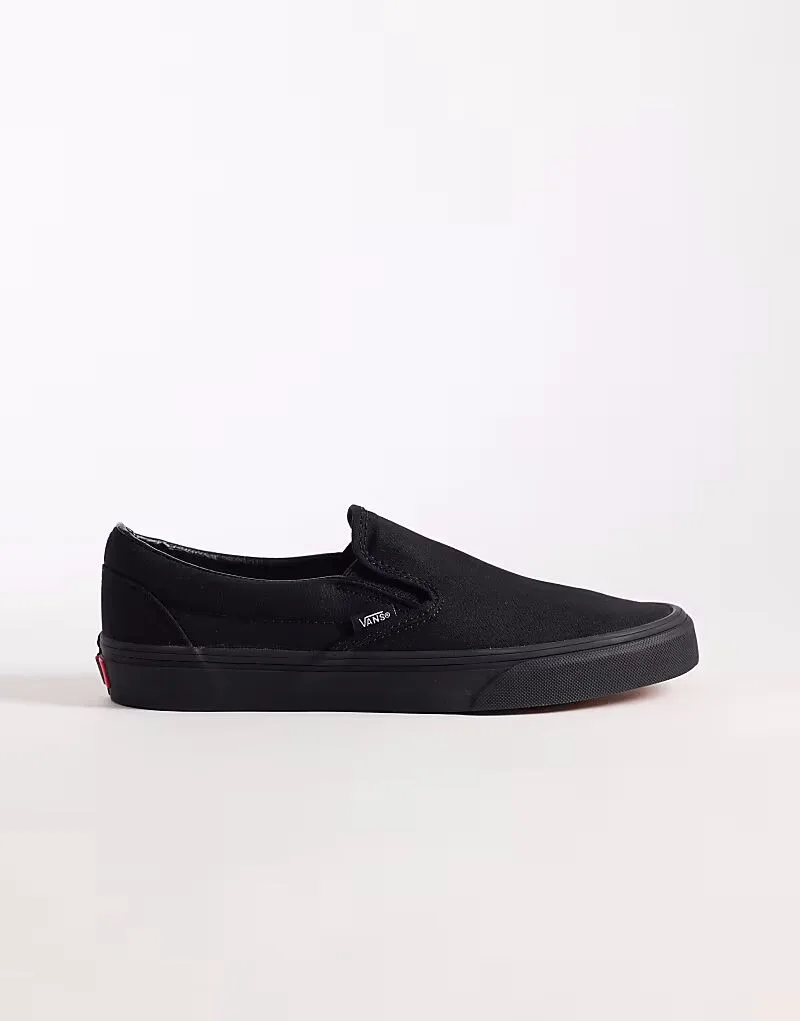 Кроссовки Vans Slip-On в полностью черном цвете