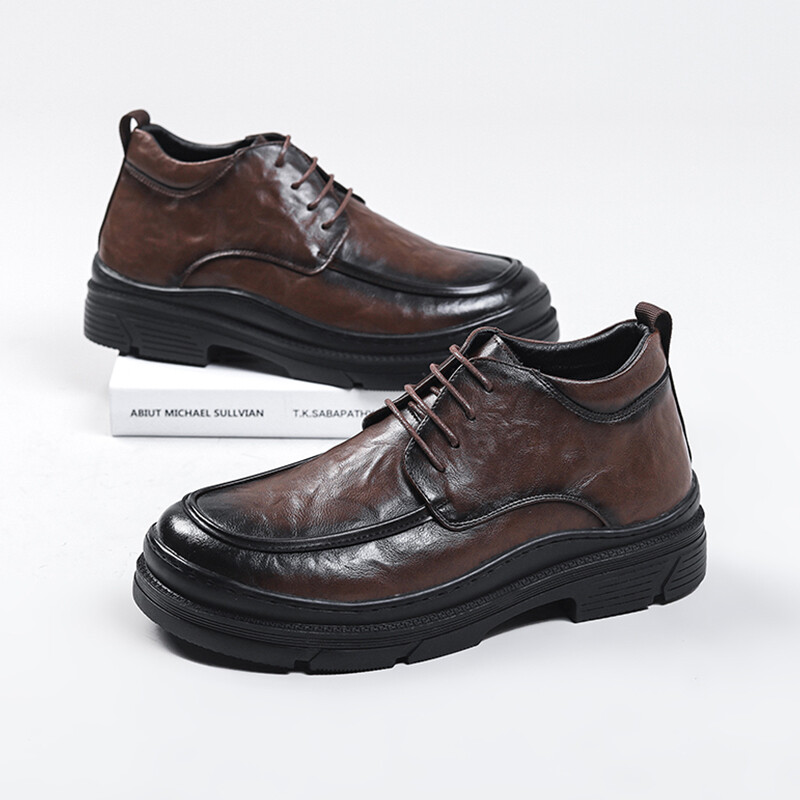 Туфли мужские Men"s Casual Men Low-Top Shupate, коричневый — фото 4