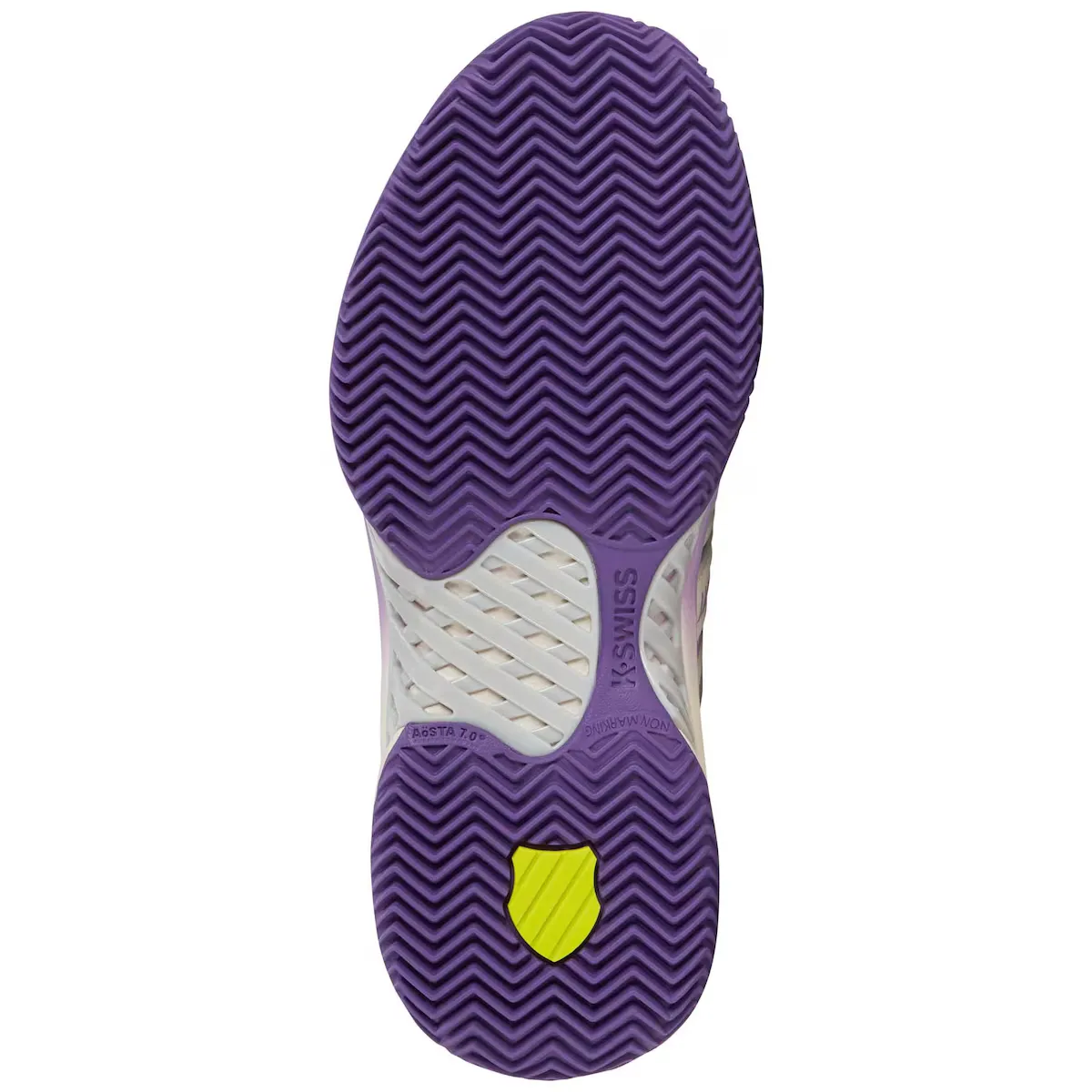 K·Swiss Expresslight3 HB Padel женские туфли K-Swiss, белый/фиолетовый — фото 2