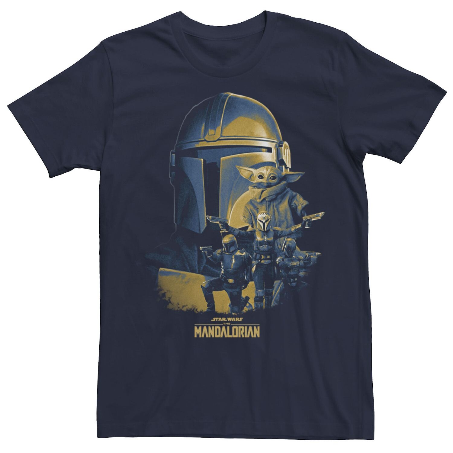 

Мужская футболка Star Wars The Mandalorian Group Shot Mashup R23