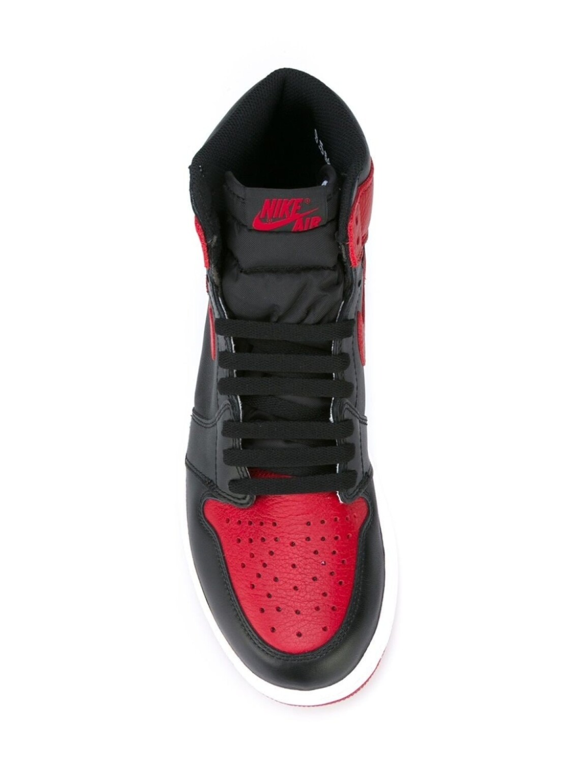 Кроссовки Air 1 Retro High OG Banned / Bred Jordan, красный — фото 4