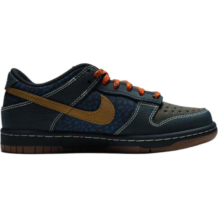 Детские кроссовки Dunk Low Top унисекс Nike, синий — фото 2