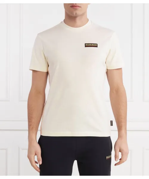

Футболка с-иаато Regular fit Napapijri, бежевый