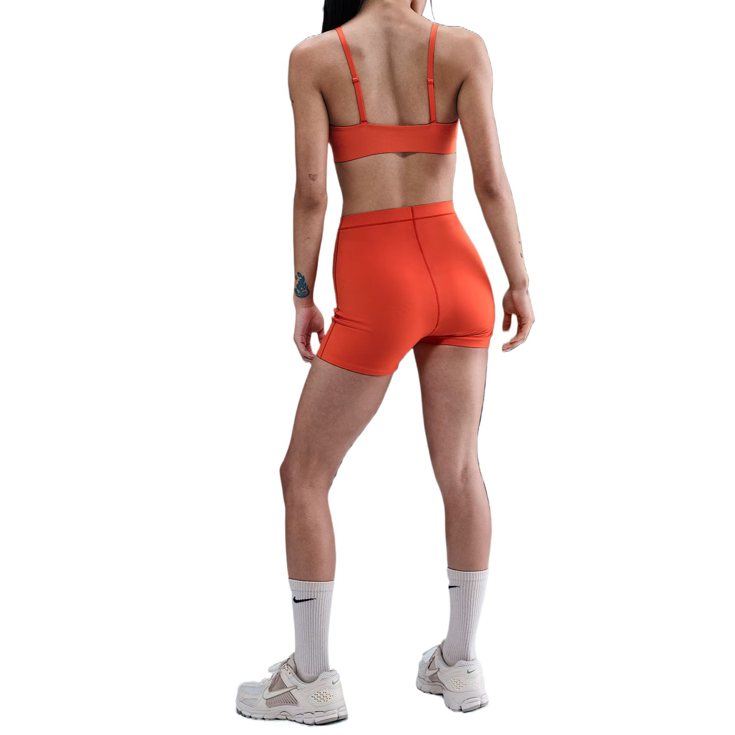 Женский спортивный бра Light Support Non Padded Triangle Nike, красный — фото 4