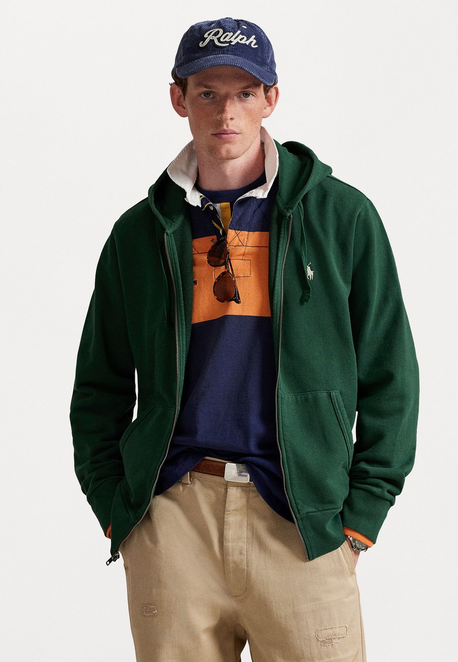 

Толстовка Polo Ralph Lauren LOOPBACK FLEECE FULL-ZIP HOODIE, Vintage Pine/Light Green