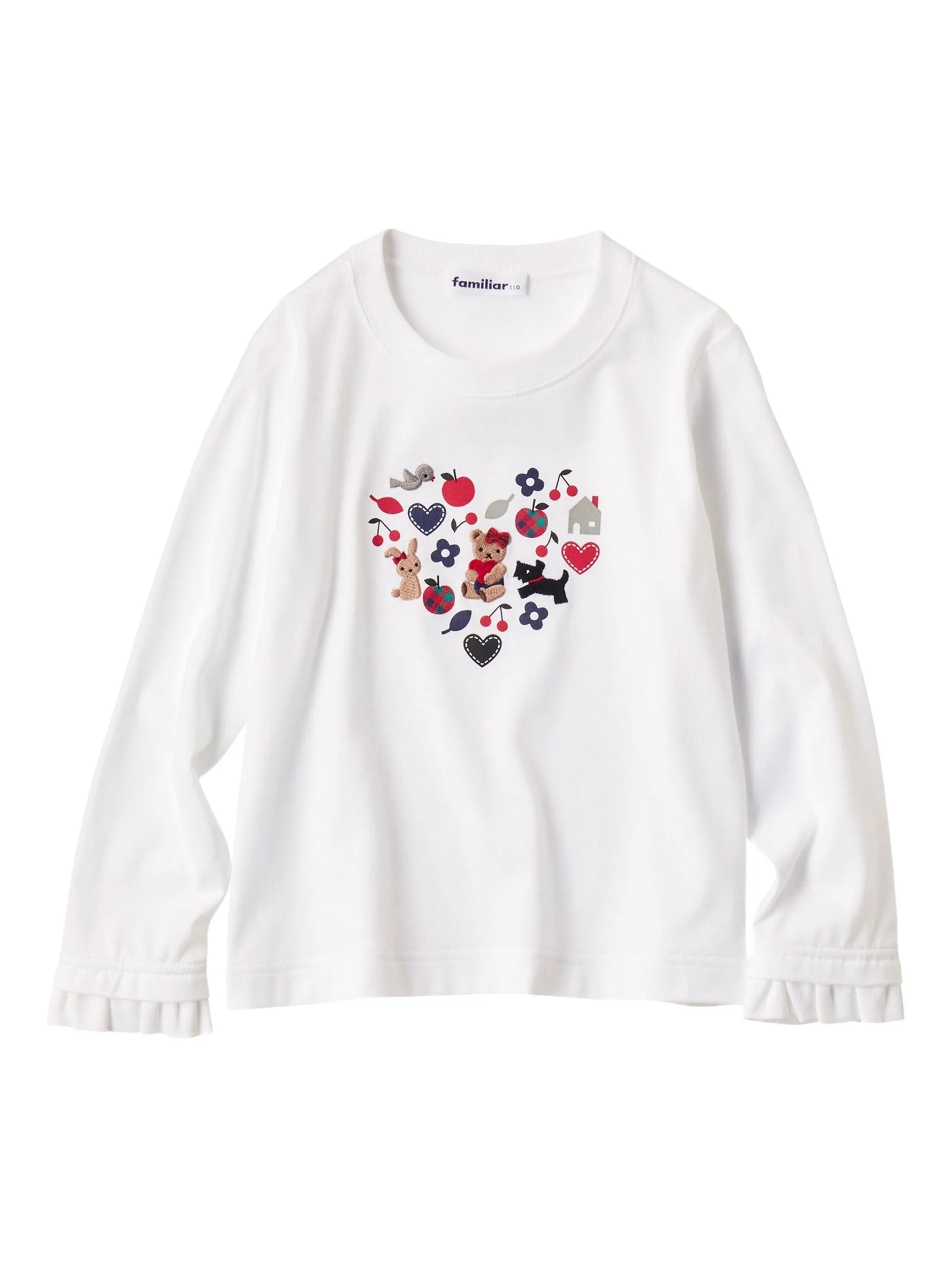 

Декорированная футболка Familiar, белый