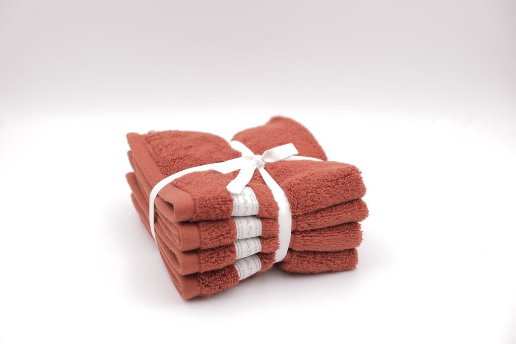 

GANT Полотенца Премиум Набор из 4 шт. Red Spice 30 x 30 см, красный