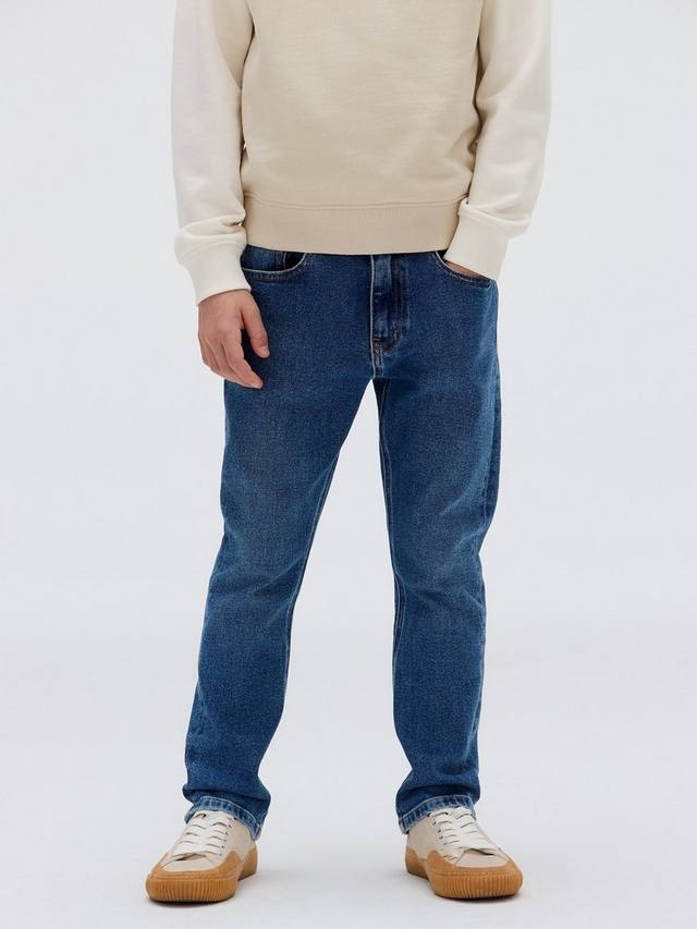 

Прямые джинсы Dad для детей Calvin Klein, Authentic Stone Blue