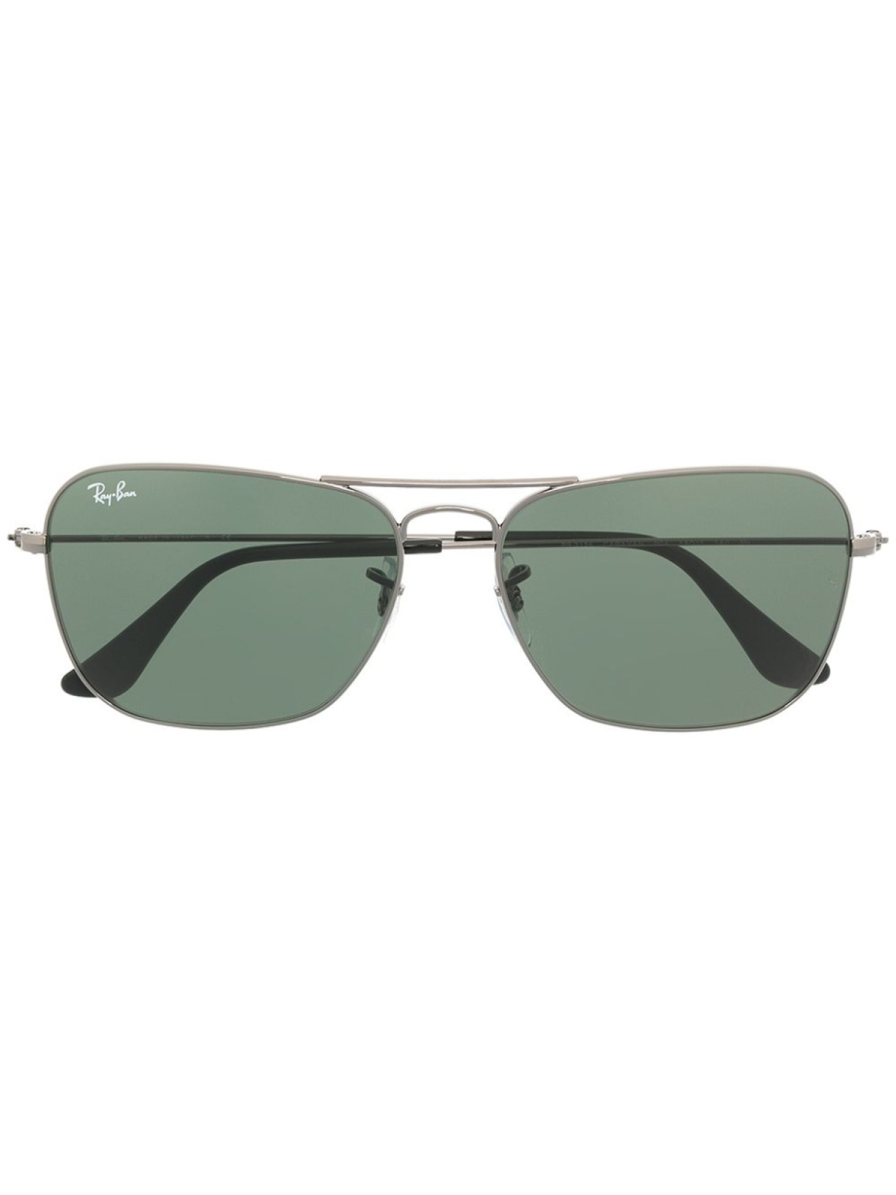 

Ray-Ban солнцезащитные очки в прямоугольной оправе, черный