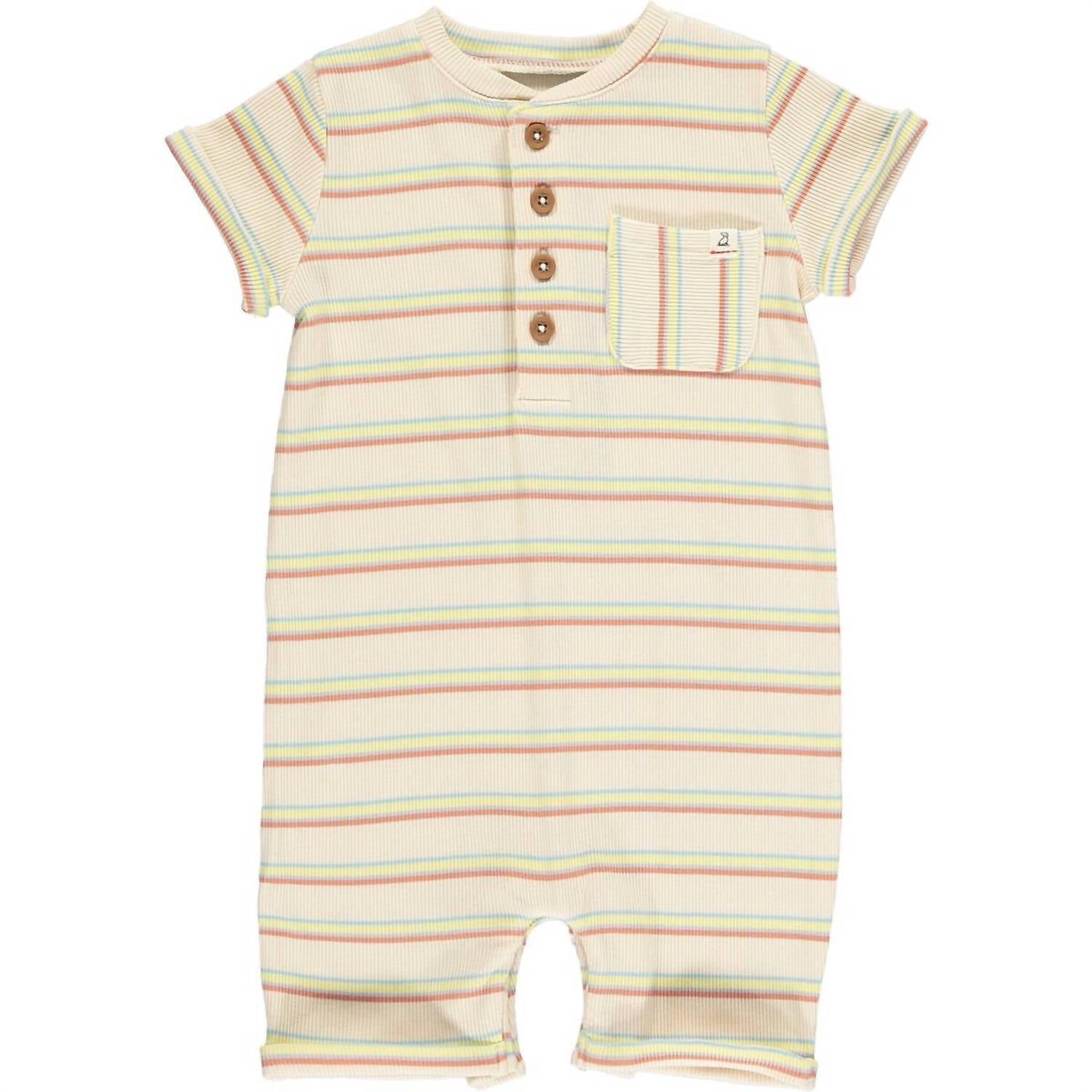 

Детский комбинезон Camborne Henley в ретро-полоску для мальчиков ME & HENRY, Retro Stripe