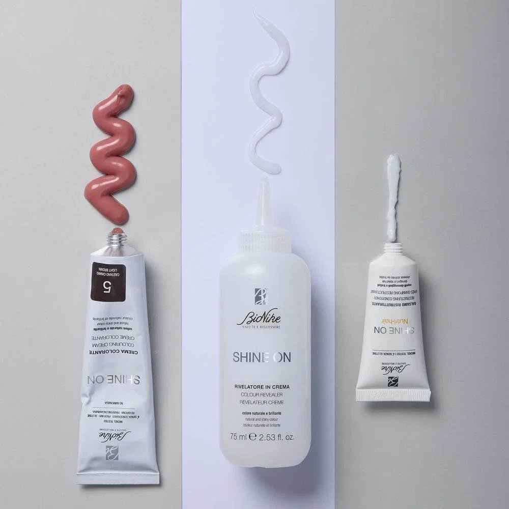 Краска для волос «Shine On Treatment Dyes» от BioNike, темно-коричневый 3 Bionike — фото 2